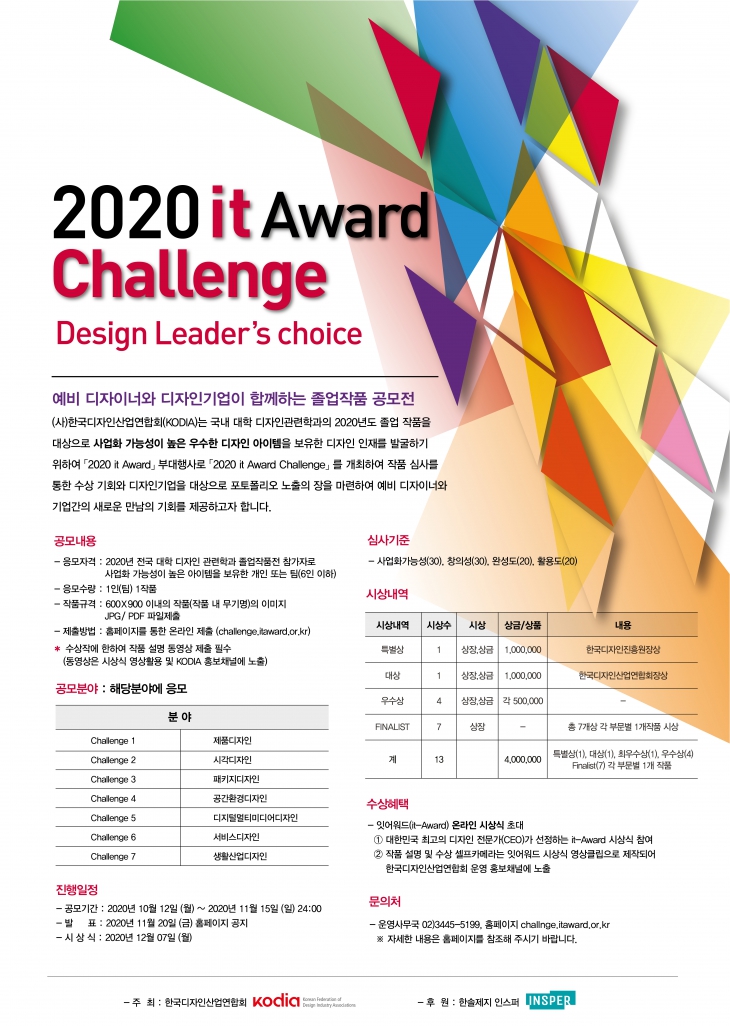2020 제4회 잇-어워드 챌린지(it-Award Challenge)