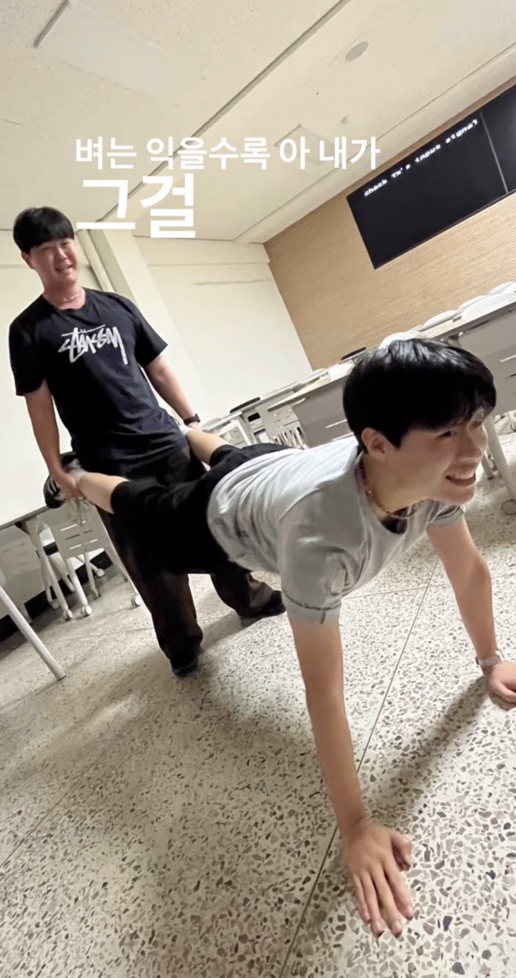 4학년 선배들의 투혼